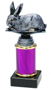 9.154.34276 Kaninchen Pokal Trophäe inkl. Beschriftung | Serie 3 Stck.