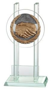 W140.017 Freundschaft Glaspokal/trophäe inkl. Beschriftung | 3 Größen