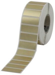 1540.01FO Folienetikett gold | 40x15 mm