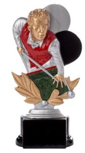39147 Billard Pokalfigur inkl. Gravur  | 16,0 cm