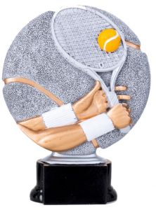 39242 Tennis Pokalfigur inkl. Beschriftung | 18,0 cm