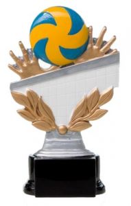 39254 Volleyball Pokalfigur inkl. Gravur | 18,0 cm