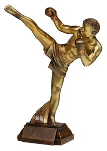 39649 Kickboxer Pokalfigur inkl. Gravur | 29,0 cm