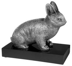 39706 Kaninchen Kunstharzpokal inkl. Beschriftung | 19,0 cm