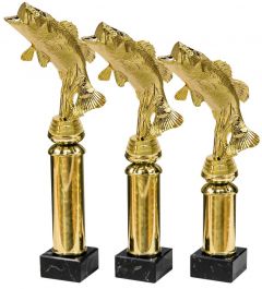 A59.34012 Angler - Fisch Pokal inkl. Beschriftung | 3 Größen