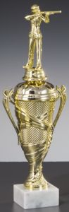 A70-34468 Gewehrschützin Pokal inkl. Beschriftung | 4 Größen