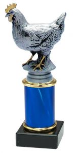 9.09.34300 Huhn - Kleintierzucht Pokal Trophäe inkl. Beschriftung | Serie 3 Stck.