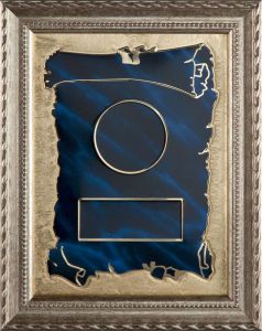A34701 Plakette mit Metalltarga inkl. Emblem u. Beschriftung | 190x240 mm