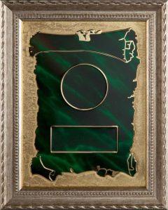 A34703 Plakette mit Metalltarga inkl. Emblem u. Beschriftung | 190x240 mm