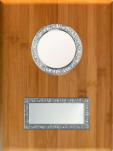 A35835 Plaketten mit Metallfassung inkl. Emblem u. Beschriftung | 150x200 mm