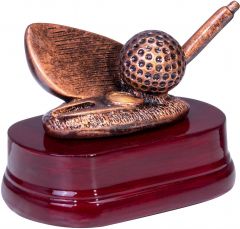 A37053 Golf Pokalfigur "Eisen" inkl. Beschriftung | 10,0 cm h