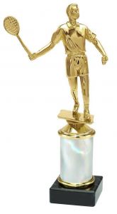 9.02.34044 Badminton Pokal Trophäe inkl. Beschriftung | 3 Größen