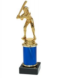 9.09.34052 Baseball Pokal Trophäe inkl. Beschriftung | Serie 3 Stck.