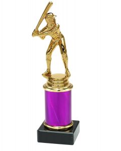 9.154.34052 Baseball Pokal Trophäe inkl. Beschriftung | Serie 3 Stck.