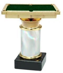 9.02.34072 Billard - Tisch Pokal Trophäe inkl. Beschriftung | Serie 3 Stck.