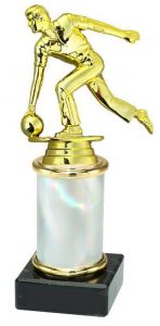 9.02.38022 Bowling - Herren Pokal Trophäe inkl. Beschriftung | 3 Größen
