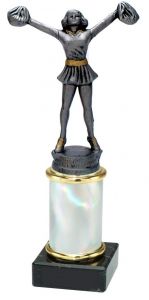 9.02.34098 Cheerleader Pokal Trophäe inkl. Beschriftung | 22,3 cm