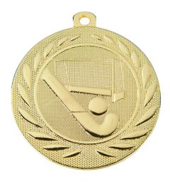 DI5000.L Hockey Medaille 50 mm Ø inkl. Kordel / Band | montiert