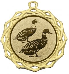 DI7003.267 Wassergeflügel Medaille 70 mm Ø inkl. Band / Kordel | montiert