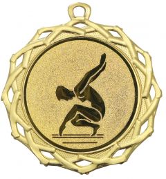 DI7003.296 Turnerin Medaille 70 mm Ø inkl. Band / Kordel | montiert