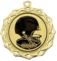 DI7003.338 Football Medaille 70 mm Ø inkl. Band / Kordel | montiert