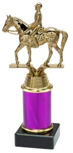 9.154.34384 Dressurreiter Pokal Trophäe inkl. Beschriftung | 19,9 cm
