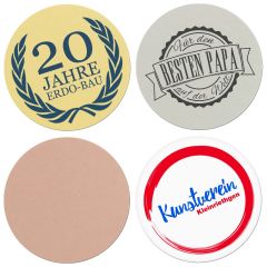 9300.50 Metallronde mit LOGO-Druck 50 mm Ø