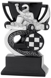 FG302 Kart Kunstharzfigur inkl. Beschriftung | 12,0 cm