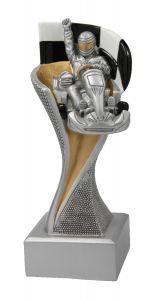 FG4110.01 Kart Kunstharzpokal inkl. Beschriftung | 14,5 cm