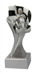 FG4110.02 Kart Kunstharzpokal inkl. Beschriftung | 14,5 cm