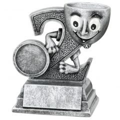 FG732 Fun KIDS-Pokal (Platz 2) Kunstharzpokal inkl. Beschriftung | 9,4 cm