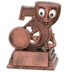 FG733 Fun KIDS (Platz 3) Kunstharzpokal inkl. Beschriftung | 9,4 cm