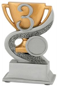 FG903.4 Sieger Pokale (4er-Set) inkl. Emblem u. Beschriftung |12,0 cm