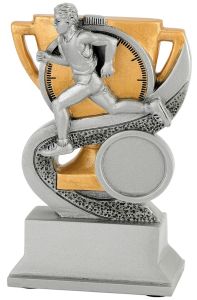 FG907.4 Läufer-Pokale (4er-Set) inkl. Emblem u. Beschriftung |12,0 cm