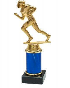 9.09.34038 Football Pokal Trophäe inkl. Beschriftung | Serie 3 Stck.