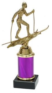 9.154.34538 Langlauf Pokal Trophäe inkl. Beschriftung | 22,4 cm