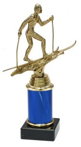 9.09.34538 Langlauf Pokal Trophäe inkl. Beschriftung | 22,4 cm