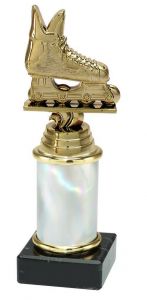 9.02.34248 Inline-Skating Pokal Trophäe inkl. Beschriftung | 18,1 cm