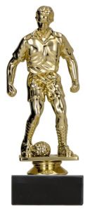 01.1FIG Fussball Figur mit Marmorsockel 15,0 cm | montiert