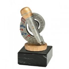 FX.025 Musik - Mikrofon Pokal-Sportfigur |10 cm