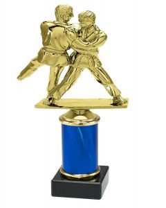 9.09.34258 Judo Pokal Trophäe inkl. Beschriftung | 3 Größen