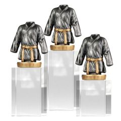 W400.009 Judo Kristall-Glaspokal inkl. Beschriftung | 3 Größen