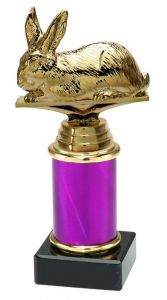 9.154.34272 Kaninchen Pokal Trophäe inkl. Beschriftung | Serie 3 Stck.