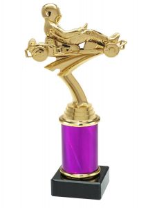 9.154.34340 Kart Pokal Trophäe inkl. Beschriftung | 22,4 cm