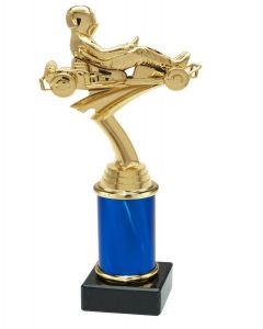 9.09.34340 Kart Pokal Trophäe inkl. Beschriftung | 22,4 cm