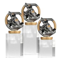 W400.020 Kart Kristall-Glaspokal inkl. Beschriftung | 3 Größen
