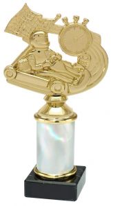 9.02.34360 Kart Pokal Trophäe inkl. Beschriftung | 19,5 cm