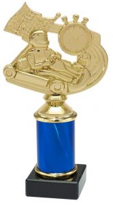 9.09.34360 Kart Pokal Trophäe inkl. Beschriftung | 19,5 cm