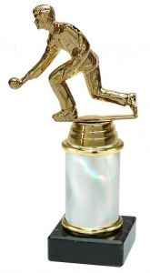 9.02.34284 Kegler Pokal Trophäe inkl. Beschriftung | 18,8 cm