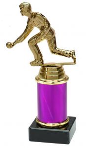 9.154.34284 Kegler Pokal Trophäe inkl. Beschriftung | 18,8 cm